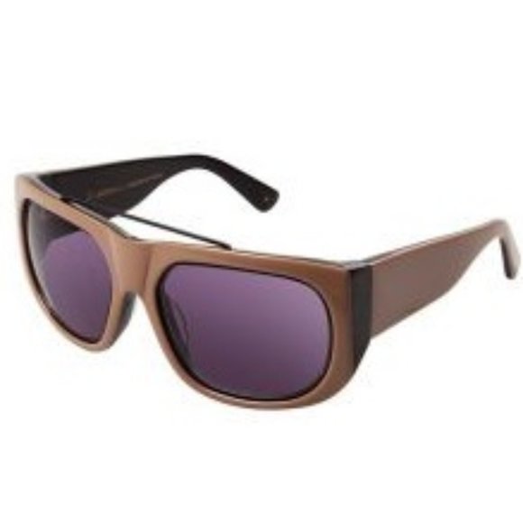 3.1 Phillip Lim "RYDER" tall arm violet tinted lens hybrid aviator sunglasses - Picture 1 of 8